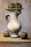 Picasso, Pablo - still life with pitcher and apples